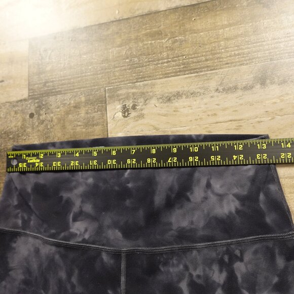 Lululemon Align Pant 25” Diamond Dye Pitch Grey Graphite Grey Women’s Size 8 - Picture 5 of 11